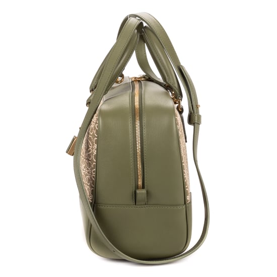 Loewe Amazona Anagram Zip Tote 28 en verde Cuero de ternero - Image 3