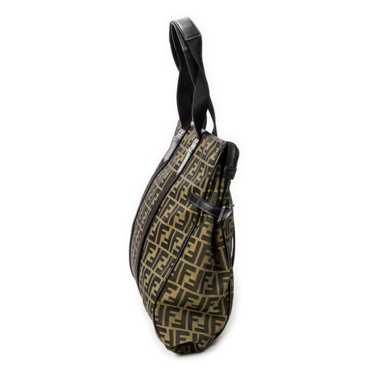 Fendi Large Shopping Tote en beige Lienzo - Image 4