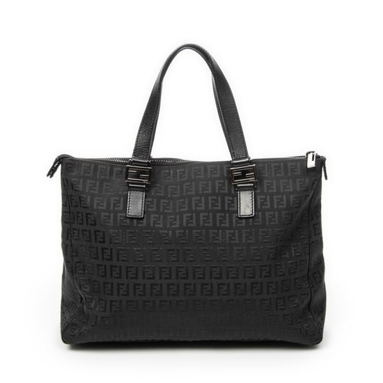 Fendi Roll Tote en negro Lienzo - Image 1