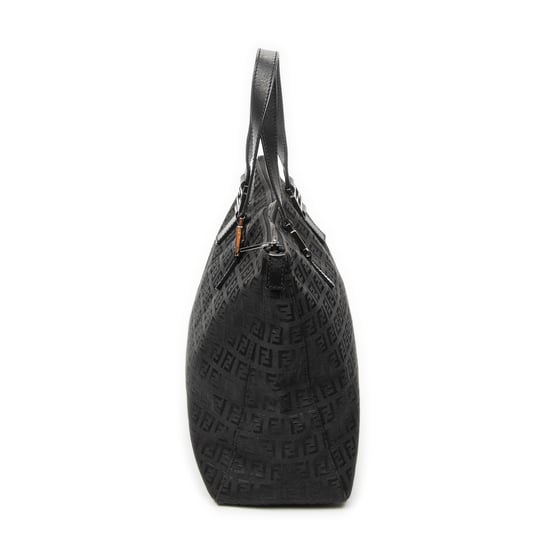 Fendi Roll Tote en negro Lienzo - Image 3