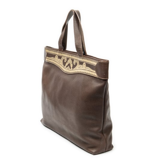 Fendi Vintage Large Tote  en  marrón Cuero de ternero - Image 2