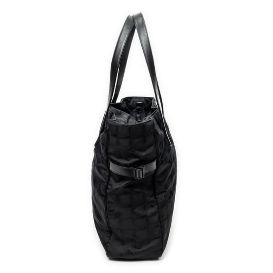 Chanel Large New Travel Line Tote  en  negro Lienzo - Image 3