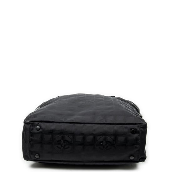 Chanel Large New Travel Line Tote  en  negro Lienzo - Image 6