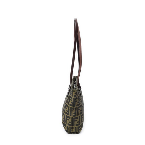 Fendi Zip Tote  en  marrón Lienzo - Image 3