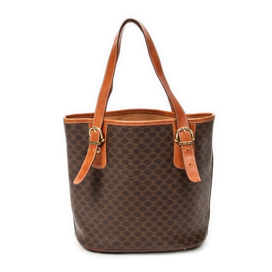 Celine Bucket Tote en marrón Lienzo recubierto - Image 5