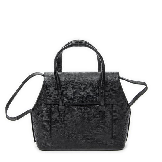 Loewe Vintage Top Handle Flap Tote en negro Cuero de ternero - Image 1