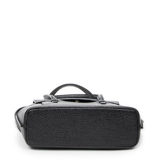 Loewe Vintage Top Handle Flap Tote en negro Cuero de ternero - Image 6