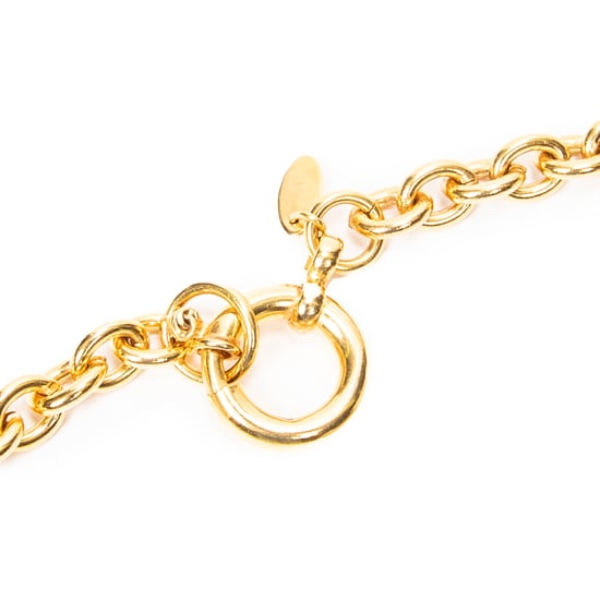 Chanel CC Quad Loop Pendant Necklace  en  oro Acero inoxidable sin níquel - Image 4