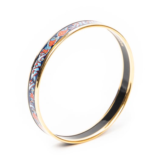 Hermès Enamel Bangle PM en Marina Acero inoxidable sin níquel - Image 1