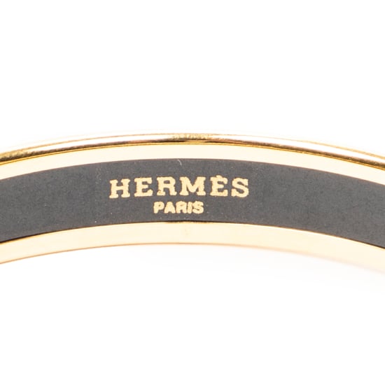 Hermès Enamel Bangle PM en Marina Acero inoxidable sin níquel - Image 4