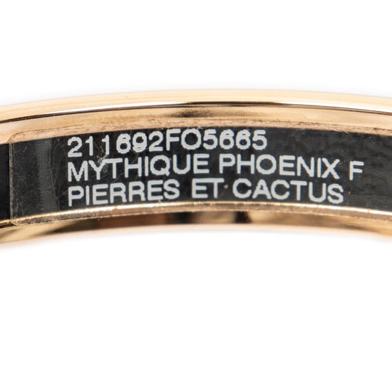 Hermès Enamel Bangle PM en Teal Acero inoxidable sin níquel - Image 4