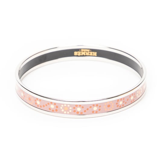 Hermès Enamel Bangle PM en rosa Acero inoxidable sin níquel - Image 3