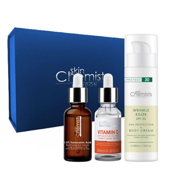 skinChemists Set de regalo antiedad para las fiestas: defensa contra las arrugas y potenciador de la luminosidad. - Image 1