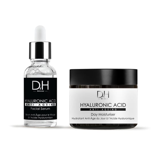 Dr H Sérum facial antiedad con ácido hialurónico + crema hidratante de día - Image 1