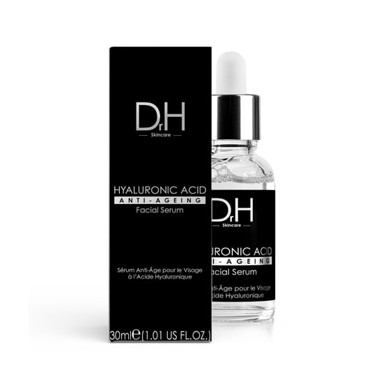 Dr H Sérum facial antiedad con ácido hialurónico + crema hidratante de día - Image 3