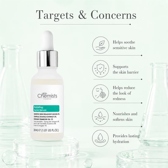 skinChemists Sérum facial para piel sensible con 5 % de Sangre de Dragón y 3 % de Centella Asiática, 30 ml. - Image 5