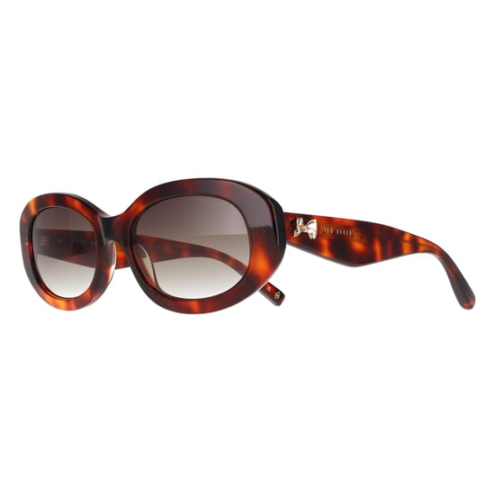 Ted Baker Oval Mujeres Brillo Clásico Tortuga Marrón Degradado TB1758 Daisie - Image 2