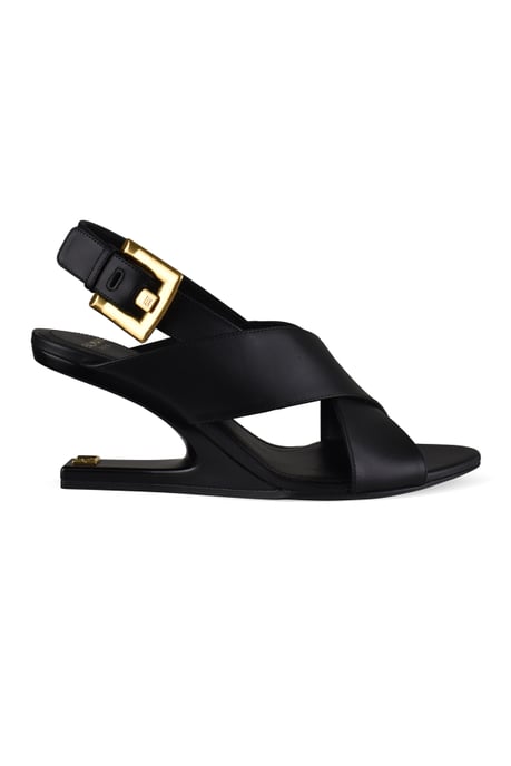 Balmain Sandalias Anthem sin cuña Negro - Image 1