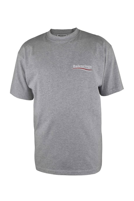 Balenciaga Camiseta oversize Gris - Image 1