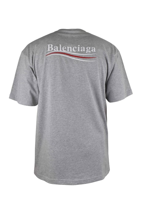 Balenciaga Camiseta oversize Gris - Image 2