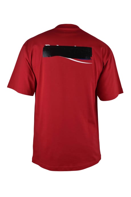 Balenciaga Camiseta de corte holgado Rojo - Image 2