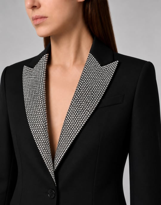 Single Breasted Fit Blazer Crystal Strass - Image 2