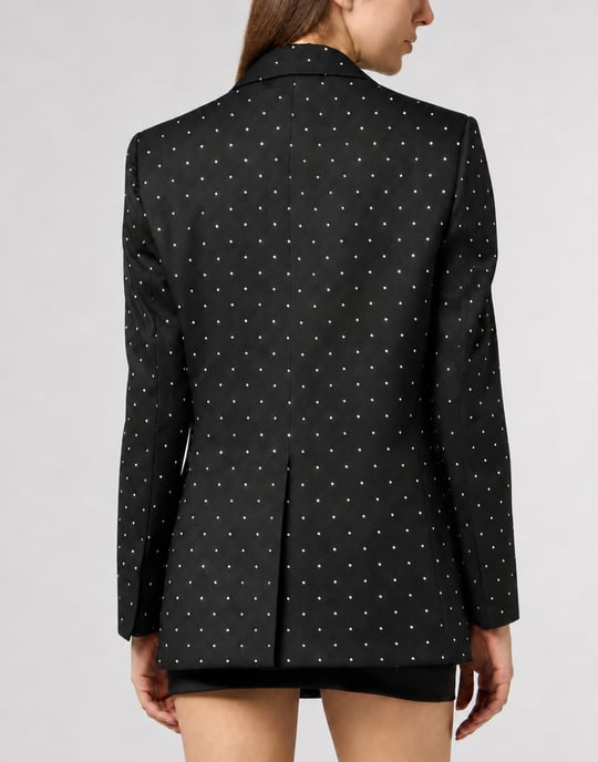 Boyfriend Fit Blazer Crystal Strass - Image 3