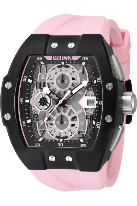 Invicta Racing 48336 Reloj de Hombre - Movimiento de Cuarzo - Acero Inoxidable con Esfera Negra - 47 mm - Image 1