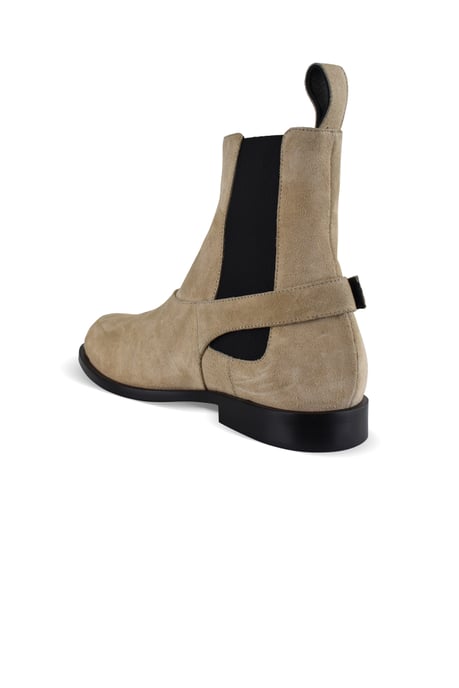 Balmain Balmain Botas Chelsea Anthem Beige - Image 3