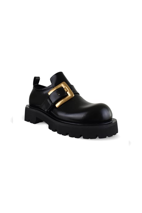 Balmain Mocasines Anthem con acabado brillante Negro - Image 2