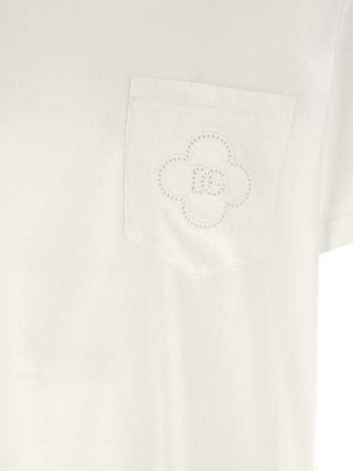 Camiseta de algodón blanca Dolce & Gabbana - Image 4