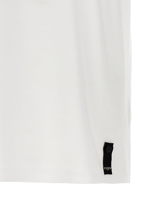 Camiseta de algodón blanca Fendi - Image 4