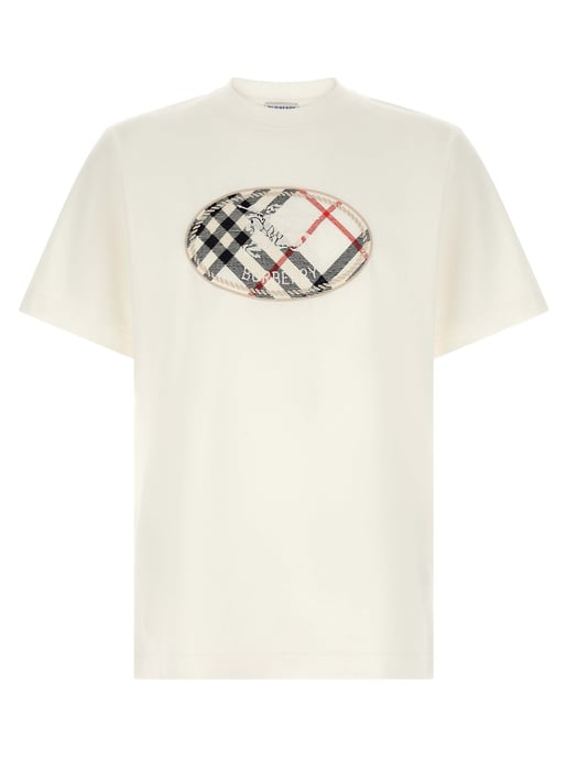 Camiseta de Algodón Blanca Burberry - Image 1