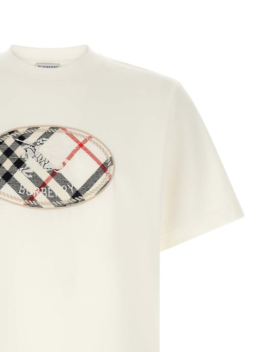 Camiseta de Algodón Blanca Burberry - Image 3