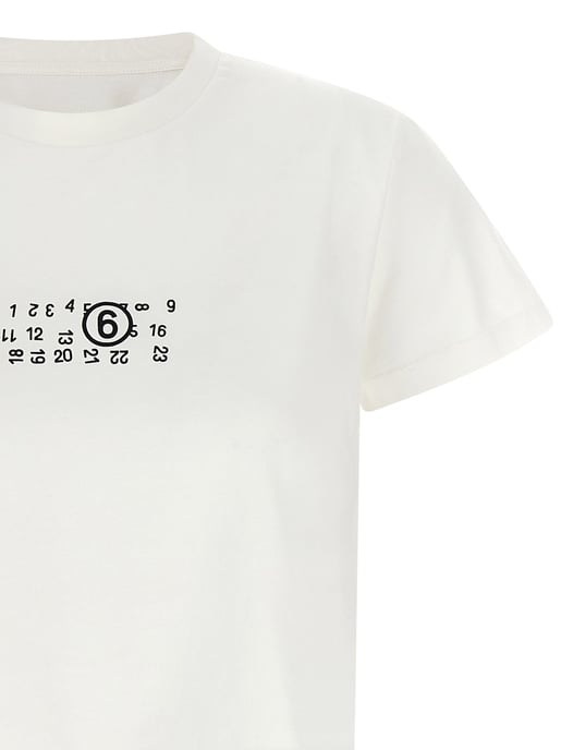 Camiseta de algodón blanca MM6 Maison Margiela - Image 3