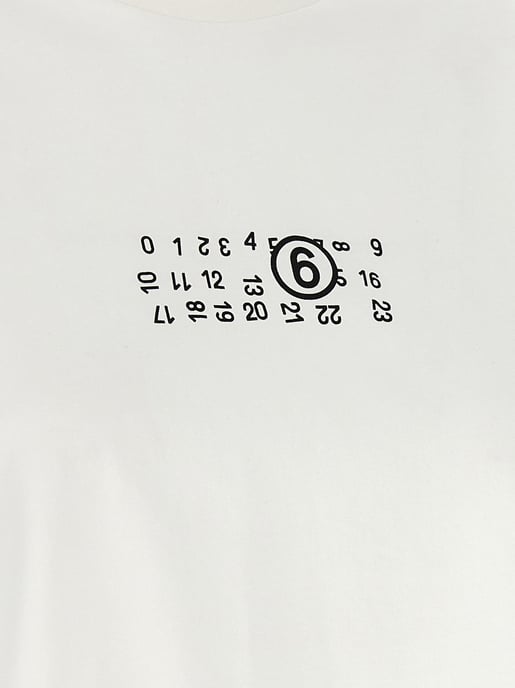 Camiseta de algodón blanca MM6 Maison Margiela - Image 4
