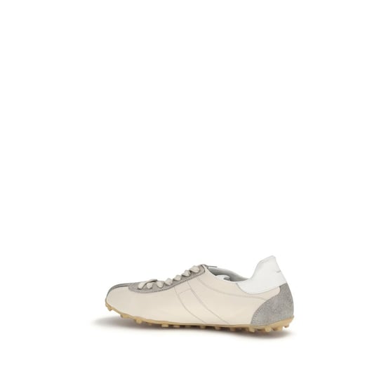 Zapatillas Deportivas Bos Taurus de Cuero de Ternerillo Beige Maison Margiela - Image 3