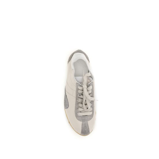 Zapatillas deportivas de piel de cabra beige Maison Margiela - Image 4