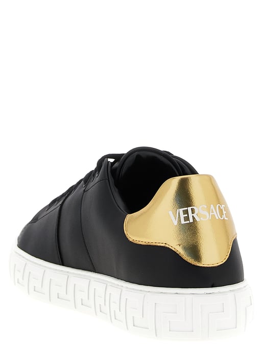 Zapatillas bajas de nailon negro Versace - Image 3