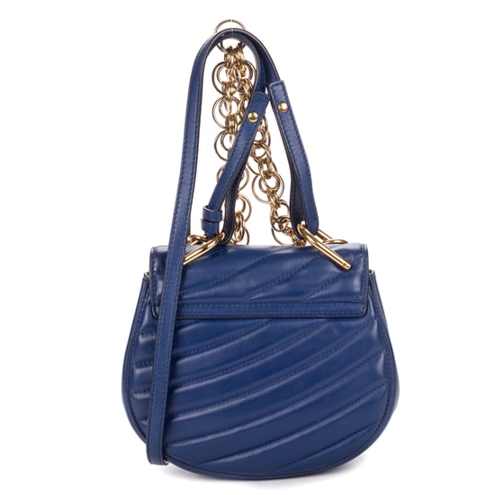 Chloé Mini Drew Bijou Mini en Blue Cuero de ternero - Image 5