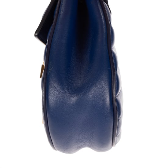Chloé Mini Drew Bijou Mini en Blue Cuero de ternero - Image 6