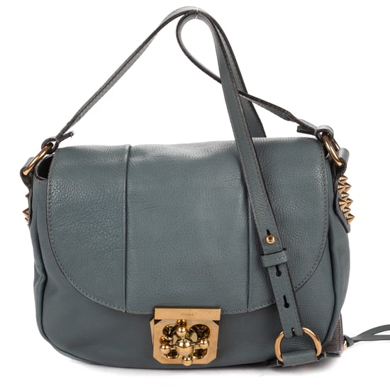 Chloé Small Elsie Satchel Small en azul claro Cuero de ternero - Image 1