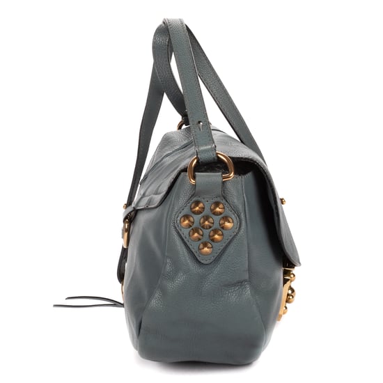 Chloé Small Elsie Satchel Small en azul claro Cuero de ternero - Image 4