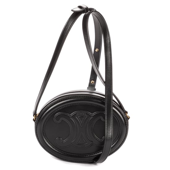 Celine Oval Crossbody en negro Cuero de ternero - Image 1