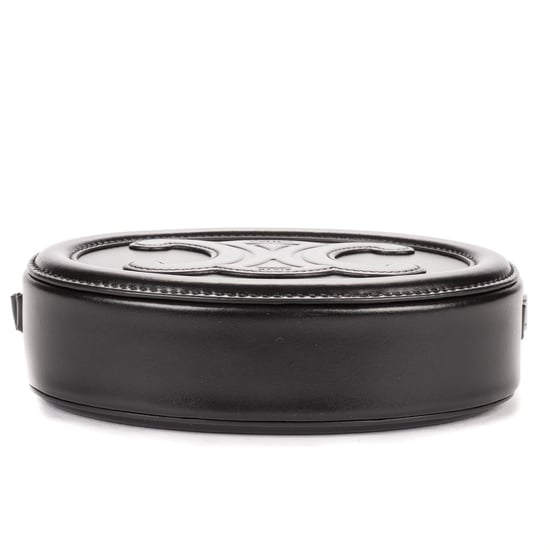 Celine Oval Crossbody en negro Cuero de ternero - Image 6