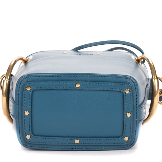 Chloé Mini Roy Bucket Mini en  azul Cuero de ternero - Image 6