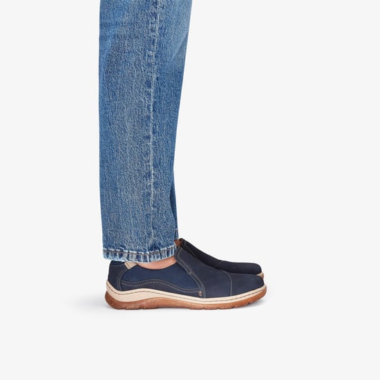 Orlene Slip Navy Nubuck Zapatos - Image 2