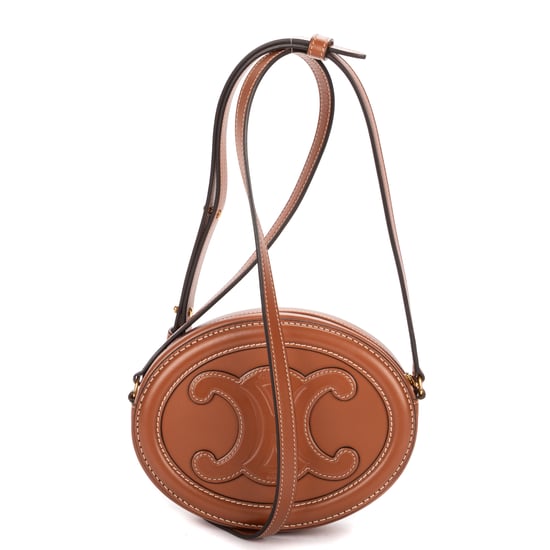 Celine Oval Crossbody en Bronceado Cuero de ternero - Image 5