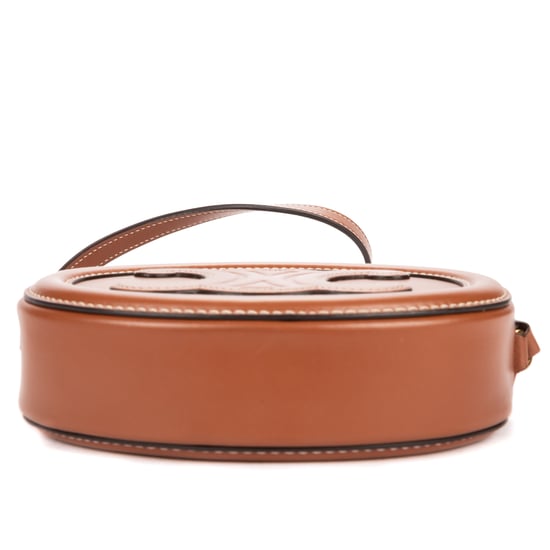 Celine Oval Crossbody en Bronceado Cuero de ternero - Image 6