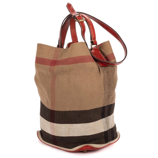 Burberry Bucket Bag  en  beige Lienzo - Image 2